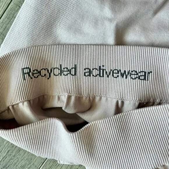 Organic Basics Recycled High-Waist Leggings Size XS-S Pink Beige Sustainable - Picture 3 of 9